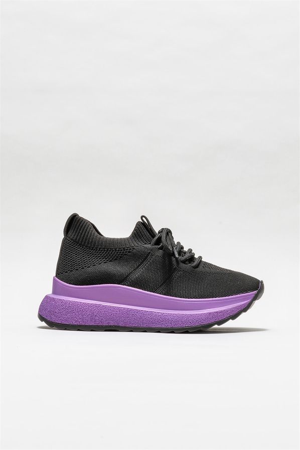 Siyah kadın sneaker - Elle Shoes