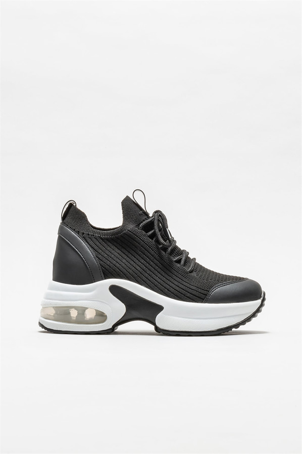 Siyah kadın sneaker - Elle Shoes