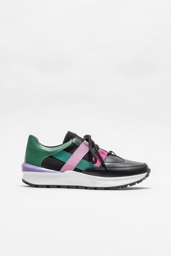 Siyah kadın spor ayakkabı - Elle Shoes