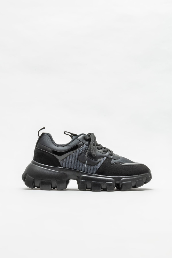 Siyah kadın spor ayakkabı - Elle Shoes