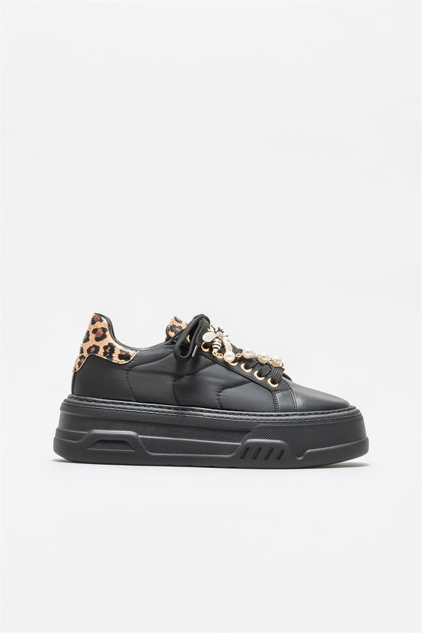 Siyah kadın sneaker - Elle Shoes