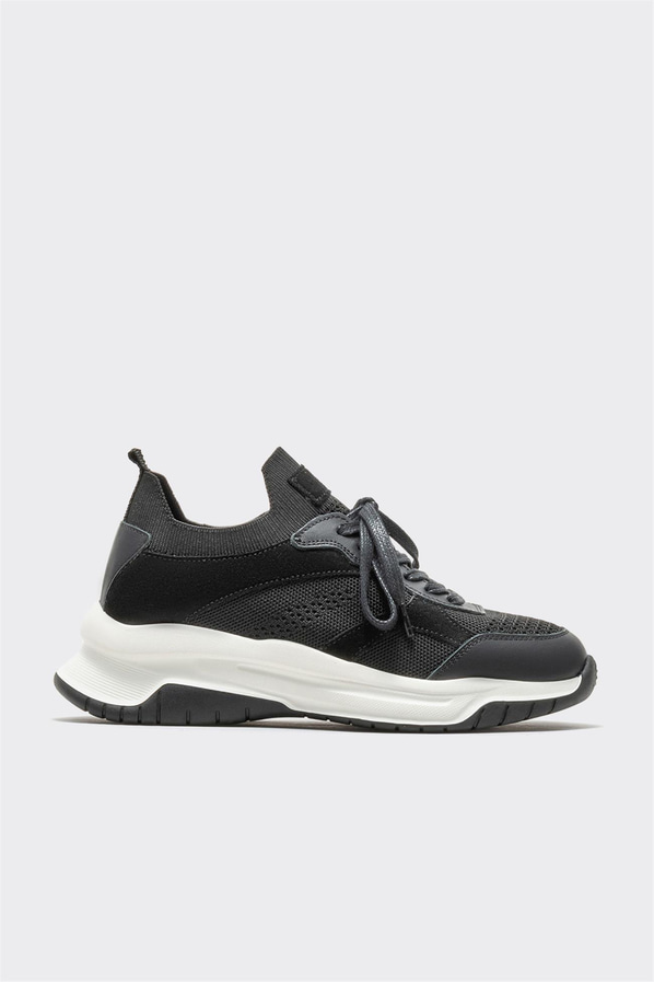 Siyah kadın sneaker - Elle Shoes
