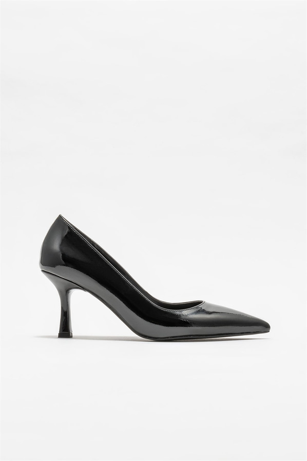 Siyah kadın stiletto - Elle Shoes