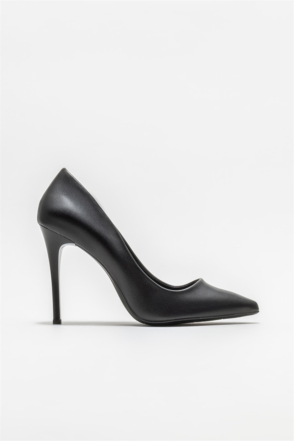 Siyah kadın stiletto - Elle Shoes