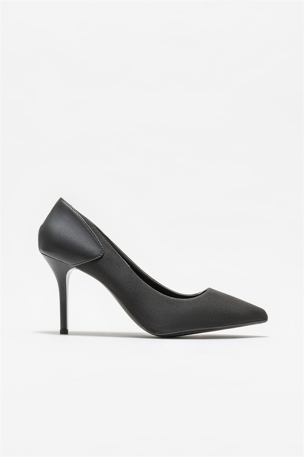 Siyah kadın stiletto - Elle Shoes