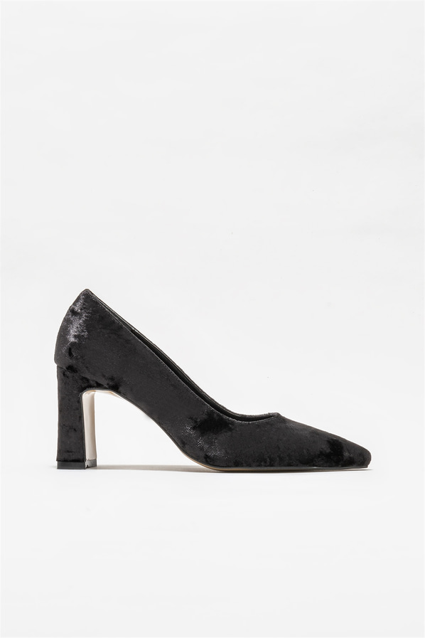 Siyah kadın stiletto - Elle Shoes