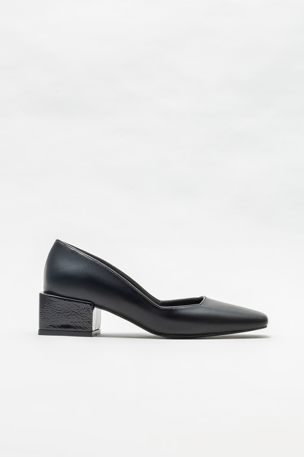 Siyah topuklu kadın ayakkabı - Elle Shoes