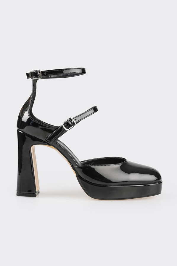 Siyah topuklu kadın ayakkabı - Elle Shoes