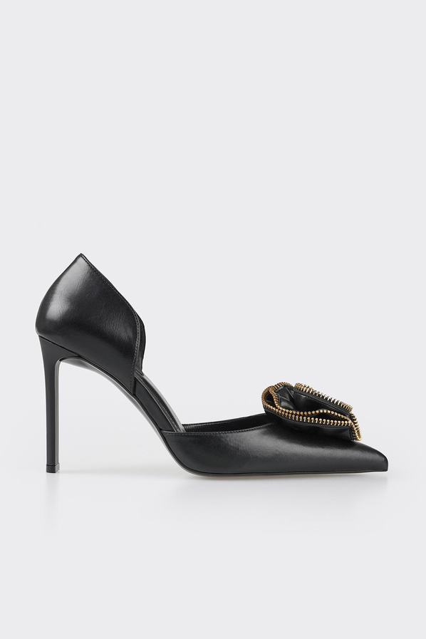 Siyah topuklu kadın ayakkabı - Elle Shoes