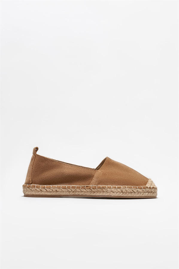 Taba deri erkek espadril - Elle Shoes