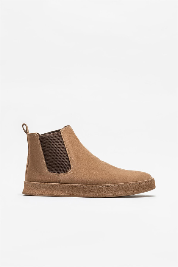 Taba deri erkek günlük bot, günlük kullanım için - Elle Shoes