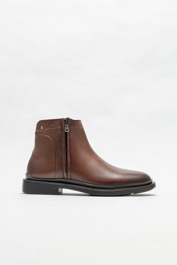 Taba deri erkek günlük bot, günlük kullanım için - Elle Shoes