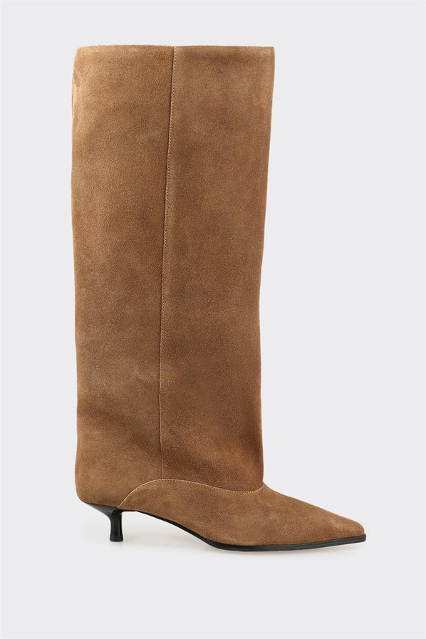 Taba Deri Kadın Çizme