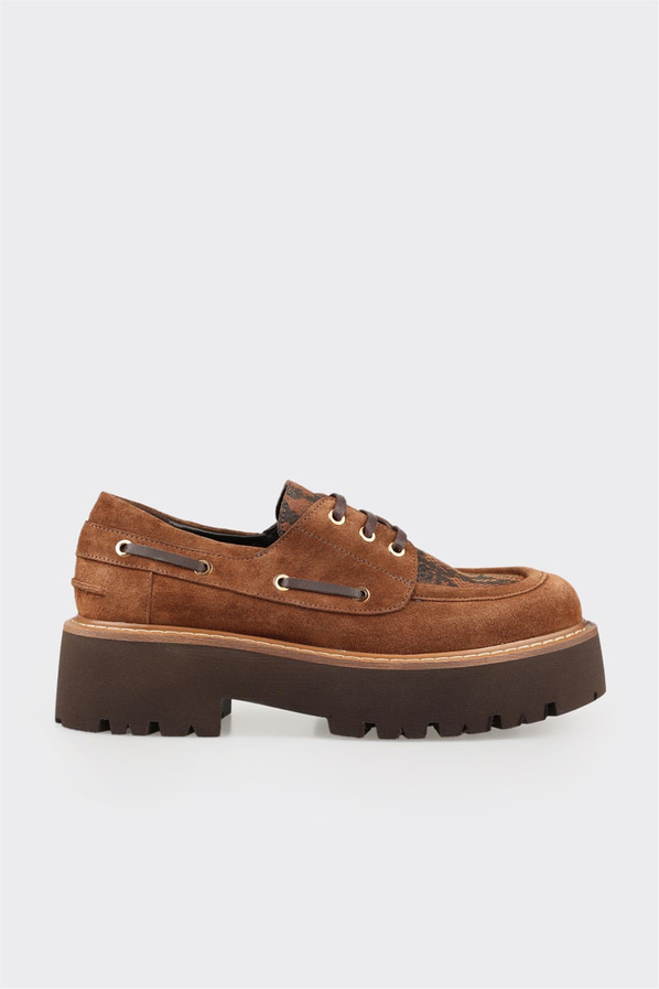 Taba Deri Kadın Günlük Ayakkabı