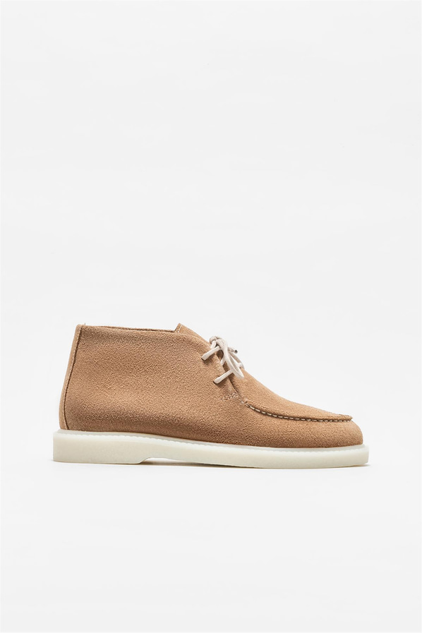 Taba deri kadın bot, günlük kullanım için - Elle Shoes