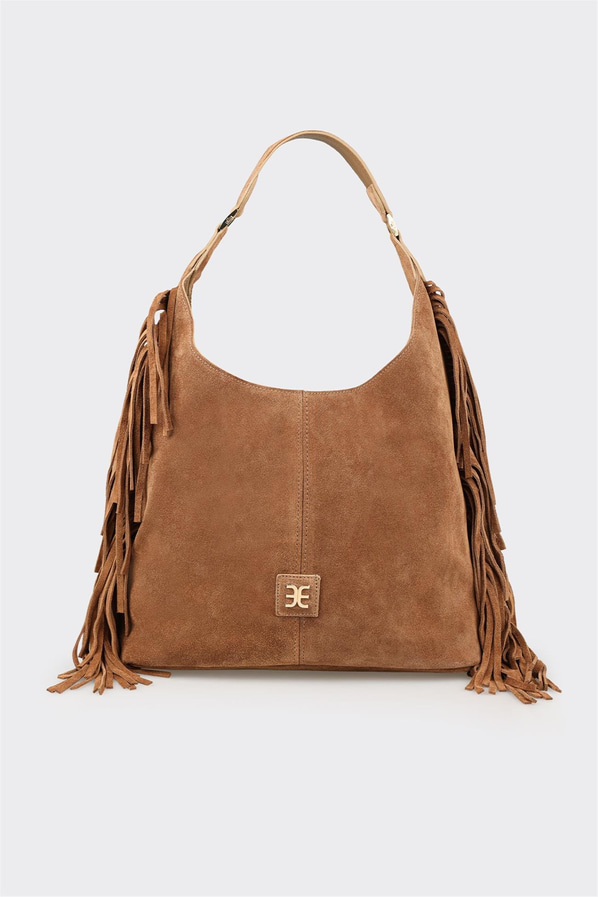 Taba Deri Kadın Omuz Çantası