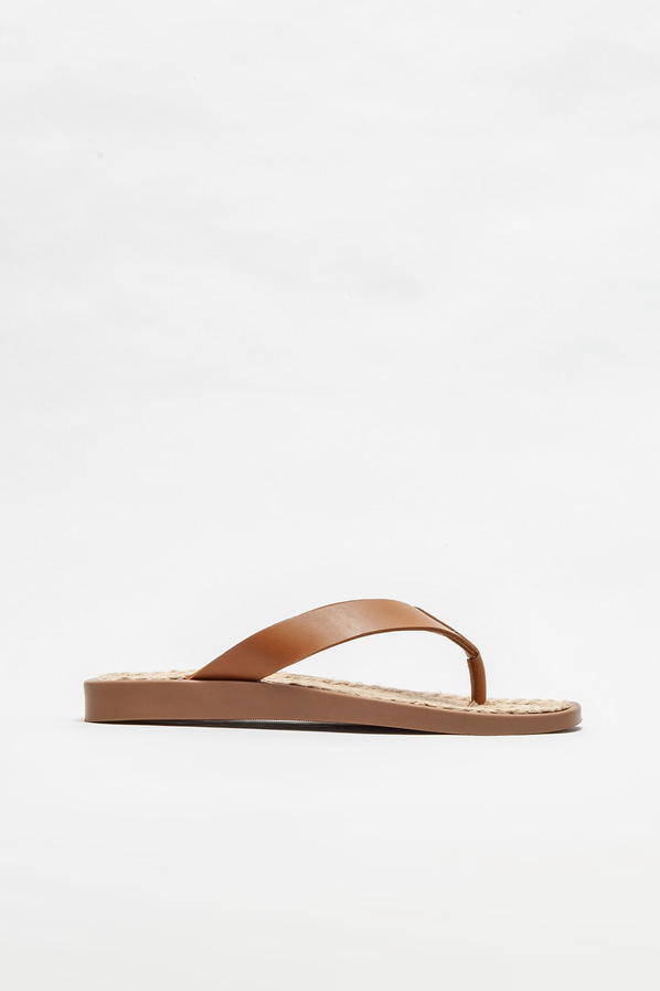 Taba deri kadın terlik - Elle Shoes