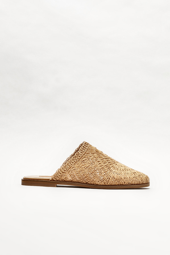 Taba düz kadın terlik - Elle Shoes