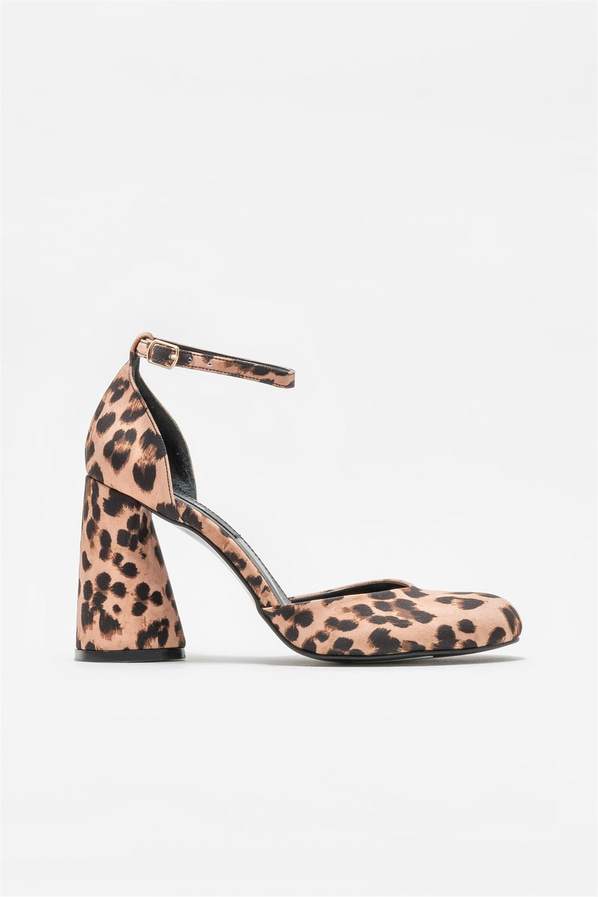 Taba kadın topuklu ayakkabı - Elle Shoes