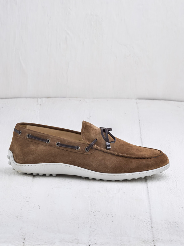 Hardal deri erkek günlük ayakkabı, günlük kullanım için - Elle Shoes