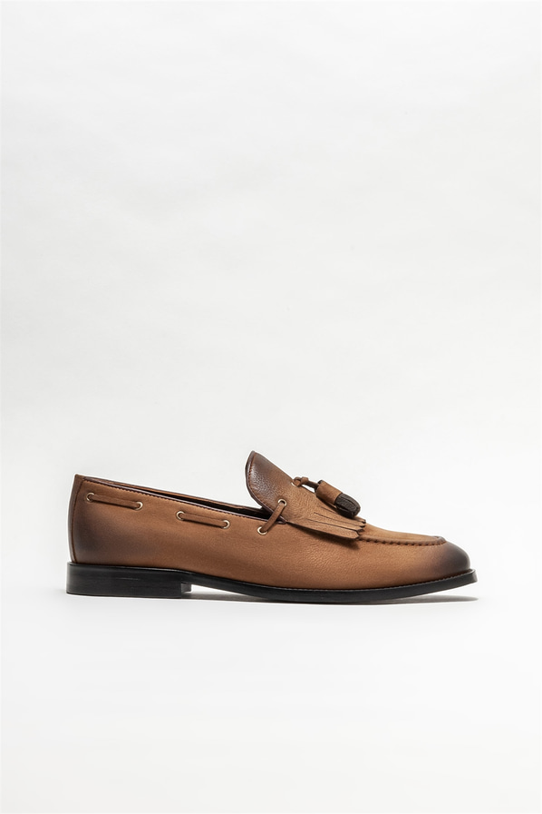 Vizon Deri Erkek Loafer