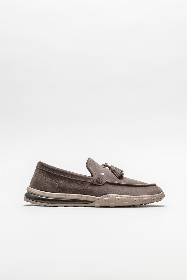 Vizon deri erkek loafer - Elle Shoes