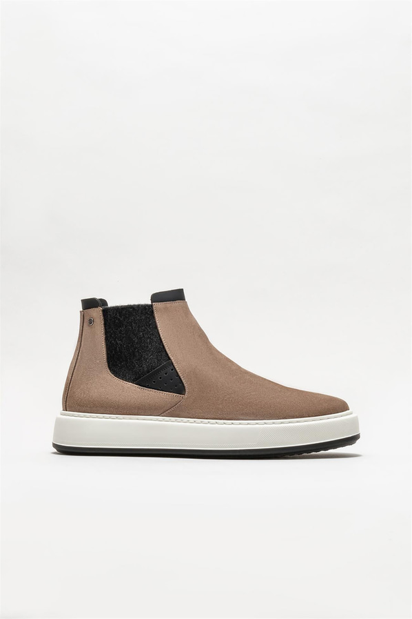 Vizon deri erkek spor ayakkabı - Elle Shoes