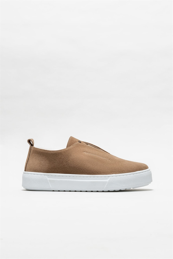 Vizon deri erkek spor ayakkabı - Elle Shoes