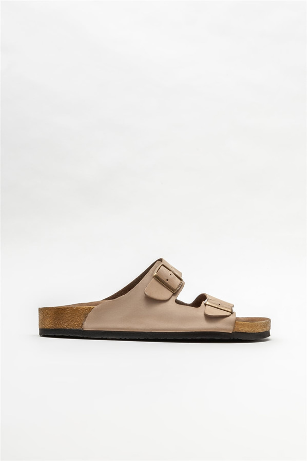 Vizon deri erkek terlik - Elle Shoes