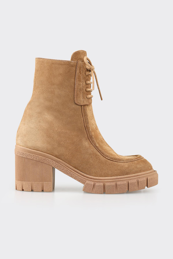 Vizon deri kadın bot, günlük kullanım için - Elle Shoes