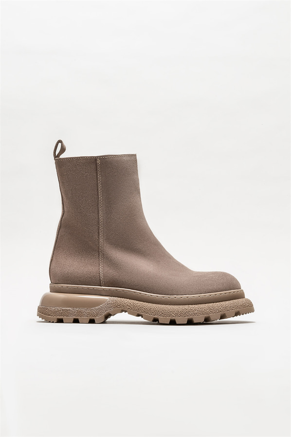 Vizon deri kadın bot, günlük kullanım için - Elle Shoes