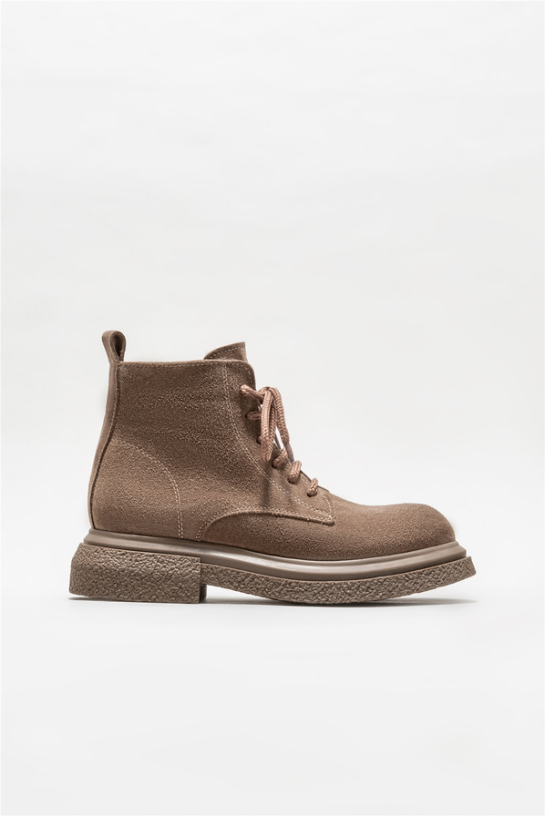 Vizon deri kadın bot, günlük kullanım için - Elle Shoes