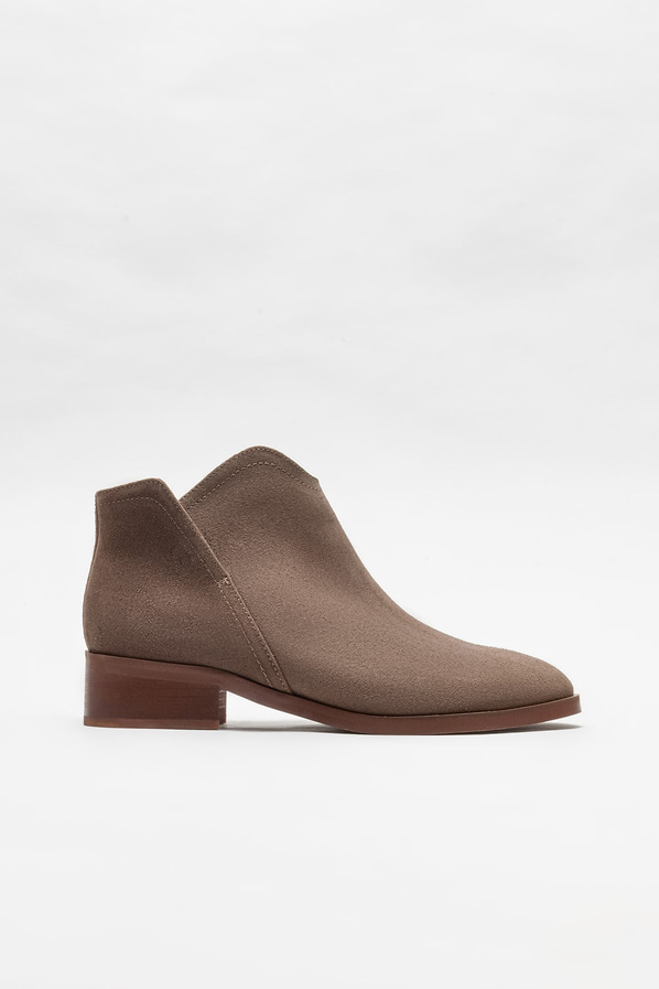 Vizon deri kadın bot, klasik stil için - Elle Shoes