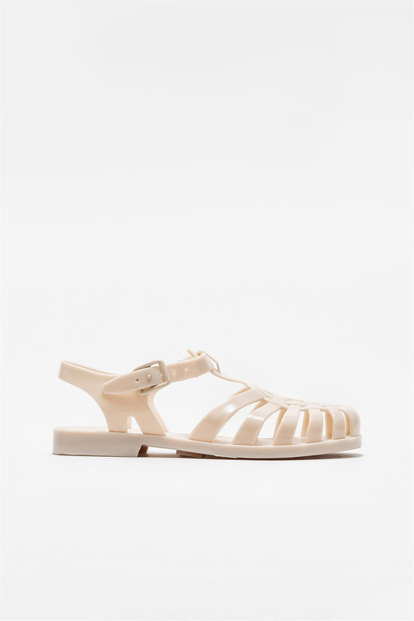 Vizon kadın düz sandalet - Elle Shoes
