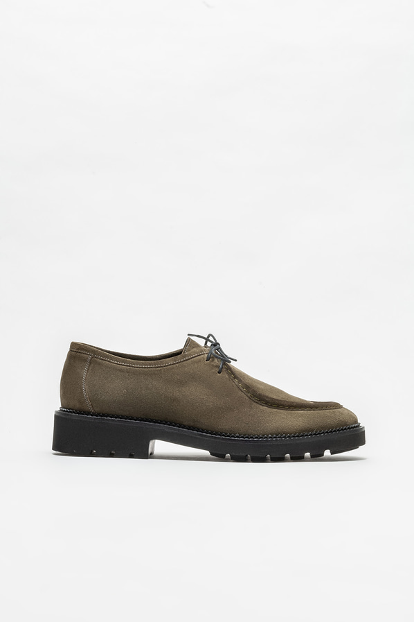 Yeşil deri erkek klasik ayakkabı - Elle Shoes