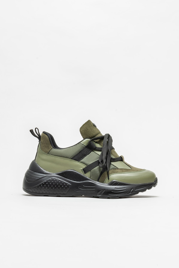 Yeşil kadın spor ayakkabı - Elle Shoes