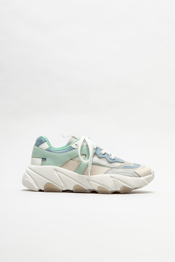 Yeşil kadın spor ayakkabı - Elle Shoes