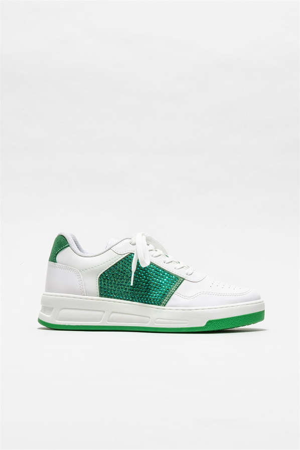 Yeşil kadın sneaker - Elle Shoes
