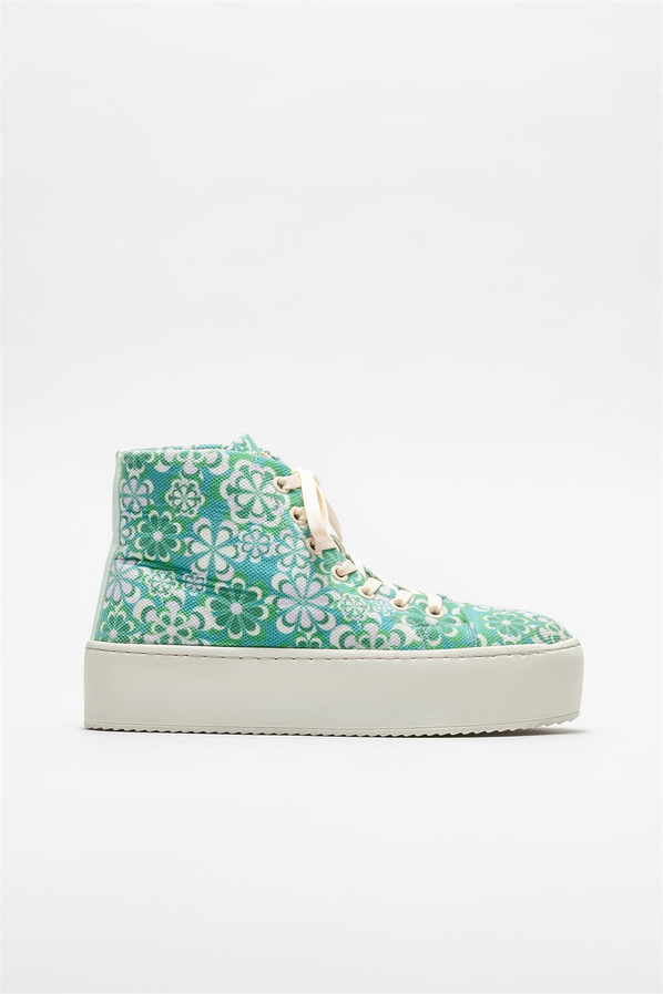 Yeşil kadın bot - Elle Shoes