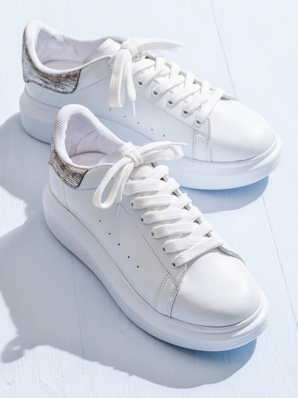 Beyaz kadın spor ayakkabı - Elle Shoes