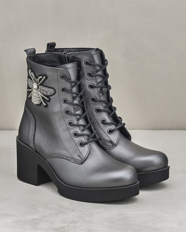Kurşun kadın bot - Elle Shoes