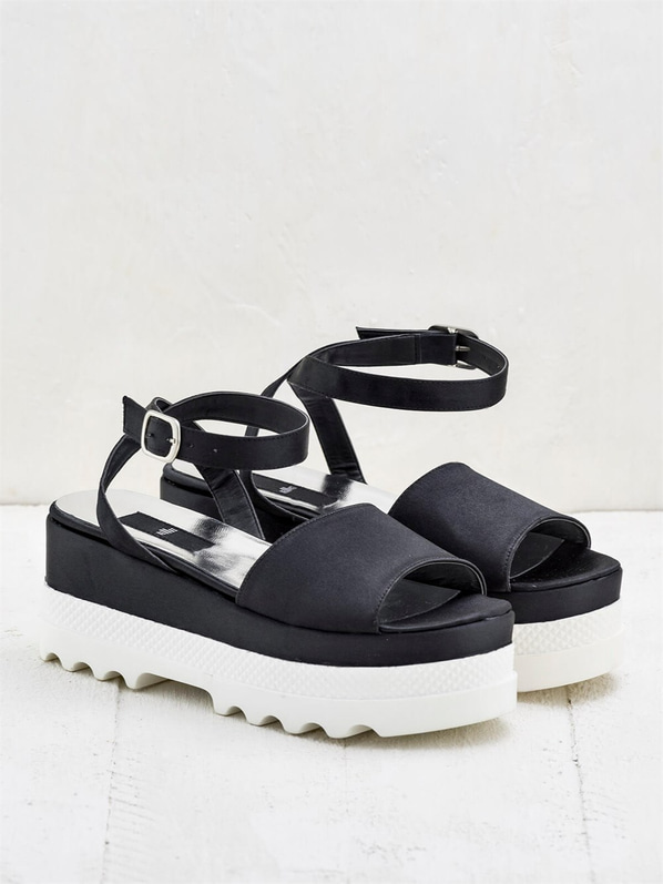 Siyah kadın sandalet - Elle Shoes