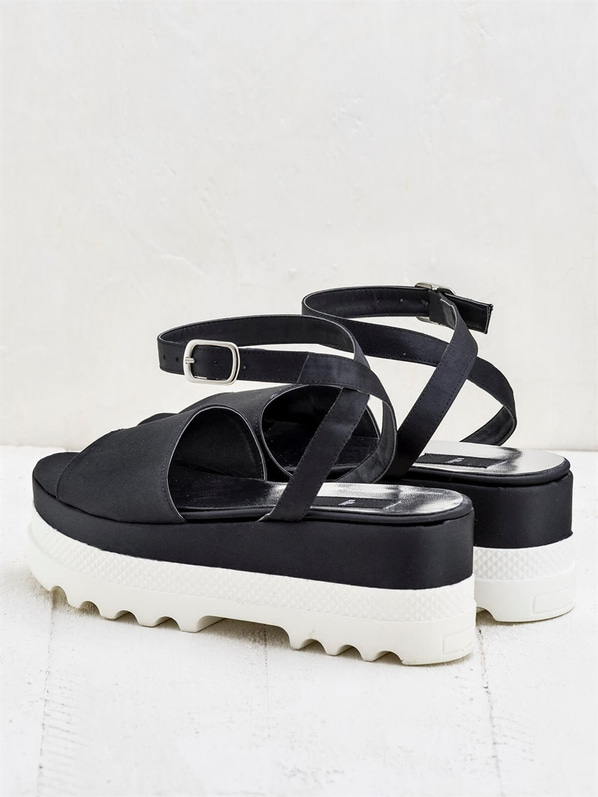 Siyah kadın sandalet - Elle Shoes