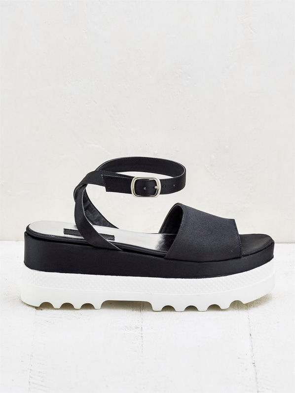 Siyah kadın sandalet - Elle Shoes