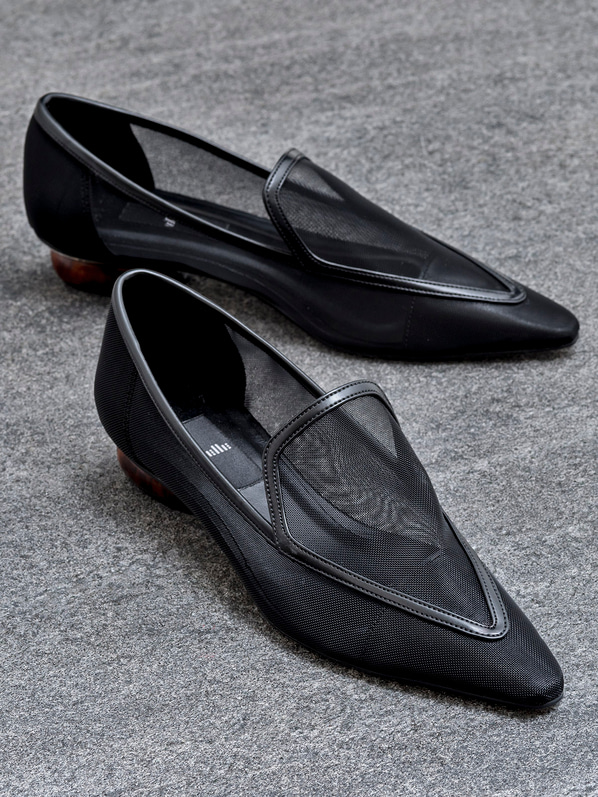 Siyah düz kadın ayakkabı - Elle Shoes