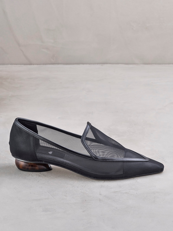 Siyah düz kadın ayakkabı - Elle Shoes