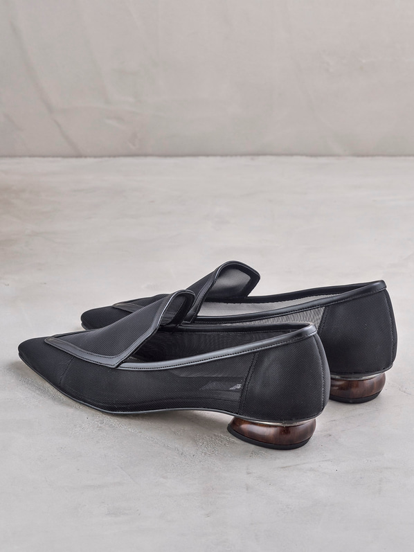Siyah düz kadın ayakkabı - Elle Shoes