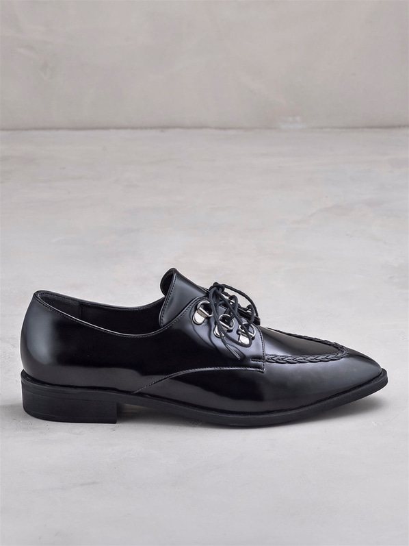 Siyah düz kadın ayakkabı - Elle Shoes