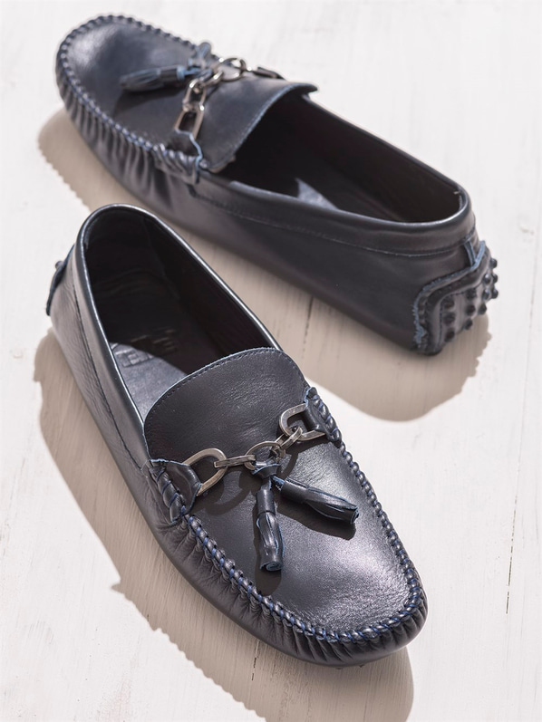 Lacivert erkek ayakkabı - Elle Shoes