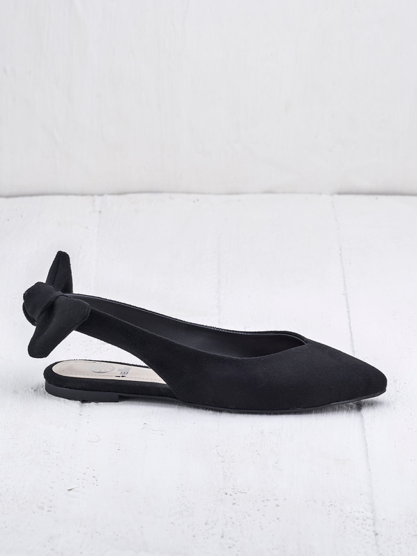 Siyah kadın babet - Elle Shoes